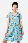 Dangerfield - Oceanic Dress - blue