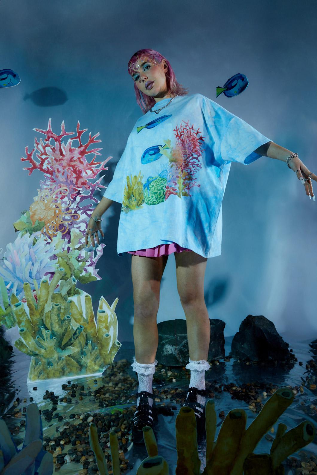Dangerfield - Reef Tee - blue