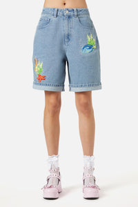 Dangerfield - Reef Short - blue