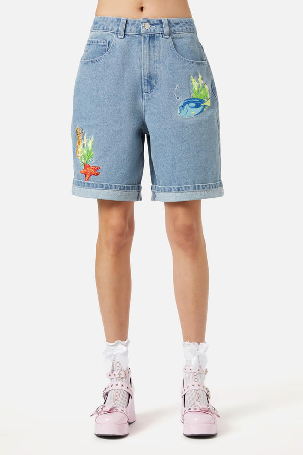 Dangerfield - Reef Short - blue