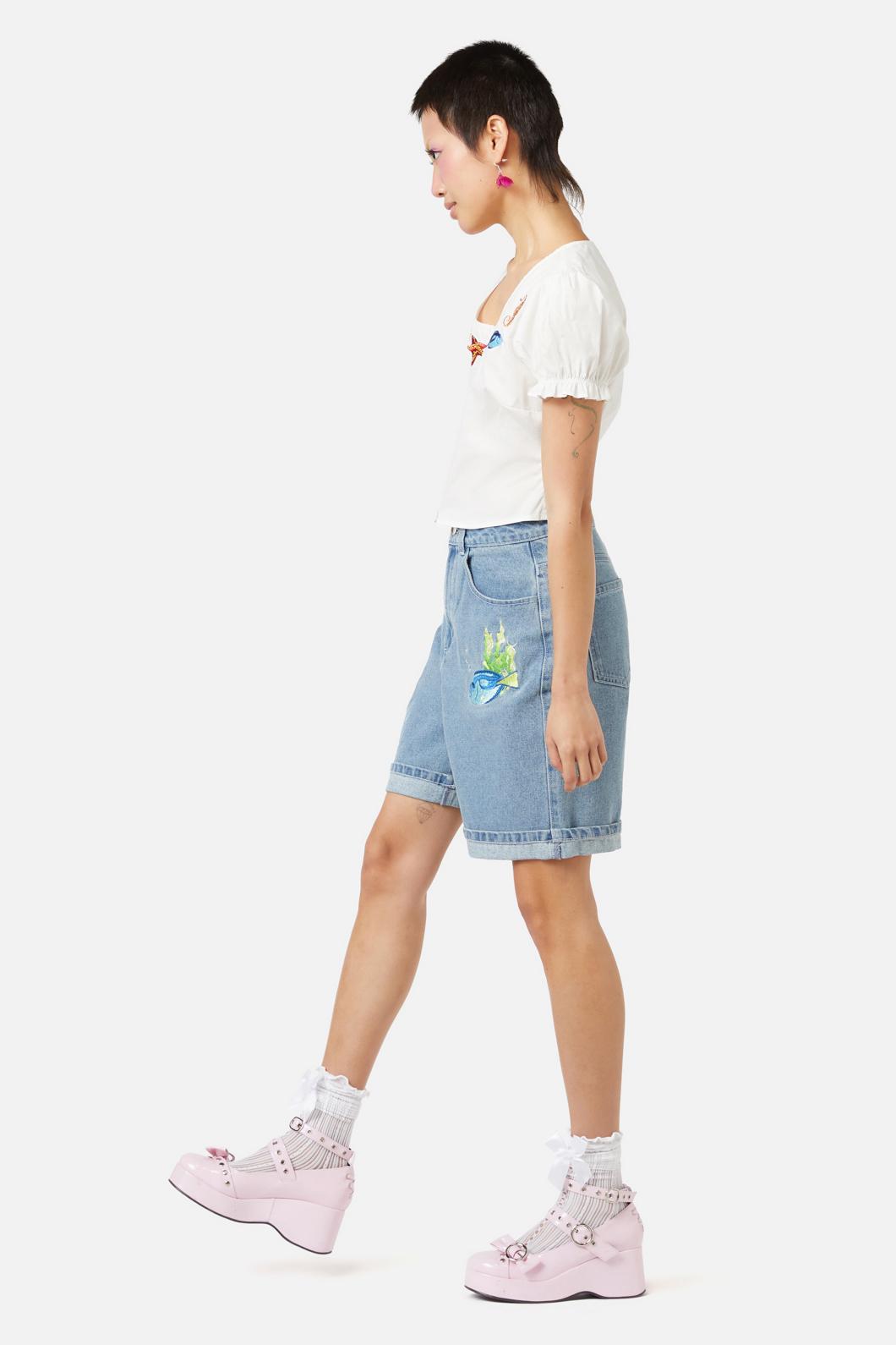 Dangerfield - Reef Short - blue