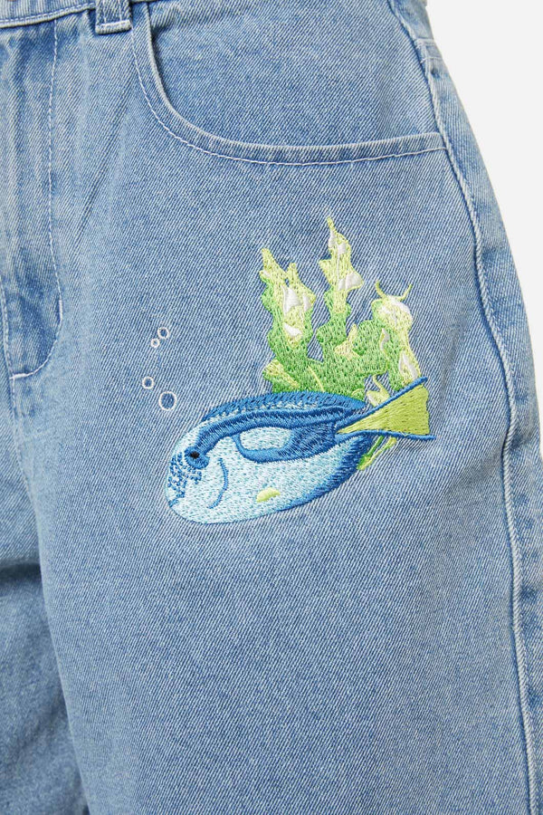 Dangerfield - Reef Short - blue