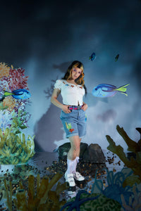 Dangerfield - Fish Are Friends Top - cream