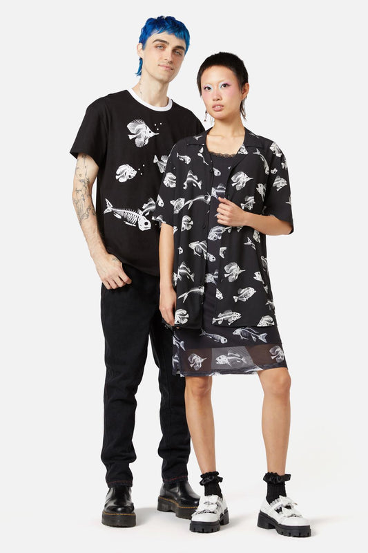 Dangerfield - Deep Dive Dress - black