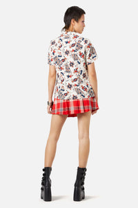Dangerfield - Queen Of Cats Blouse - cream