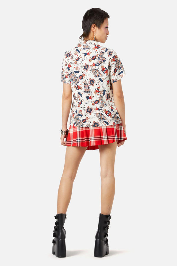 Dangerfield - Queen Of Cats Blouse - cream