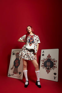 Dangerfield - Queen Of Cats Blouse - cream