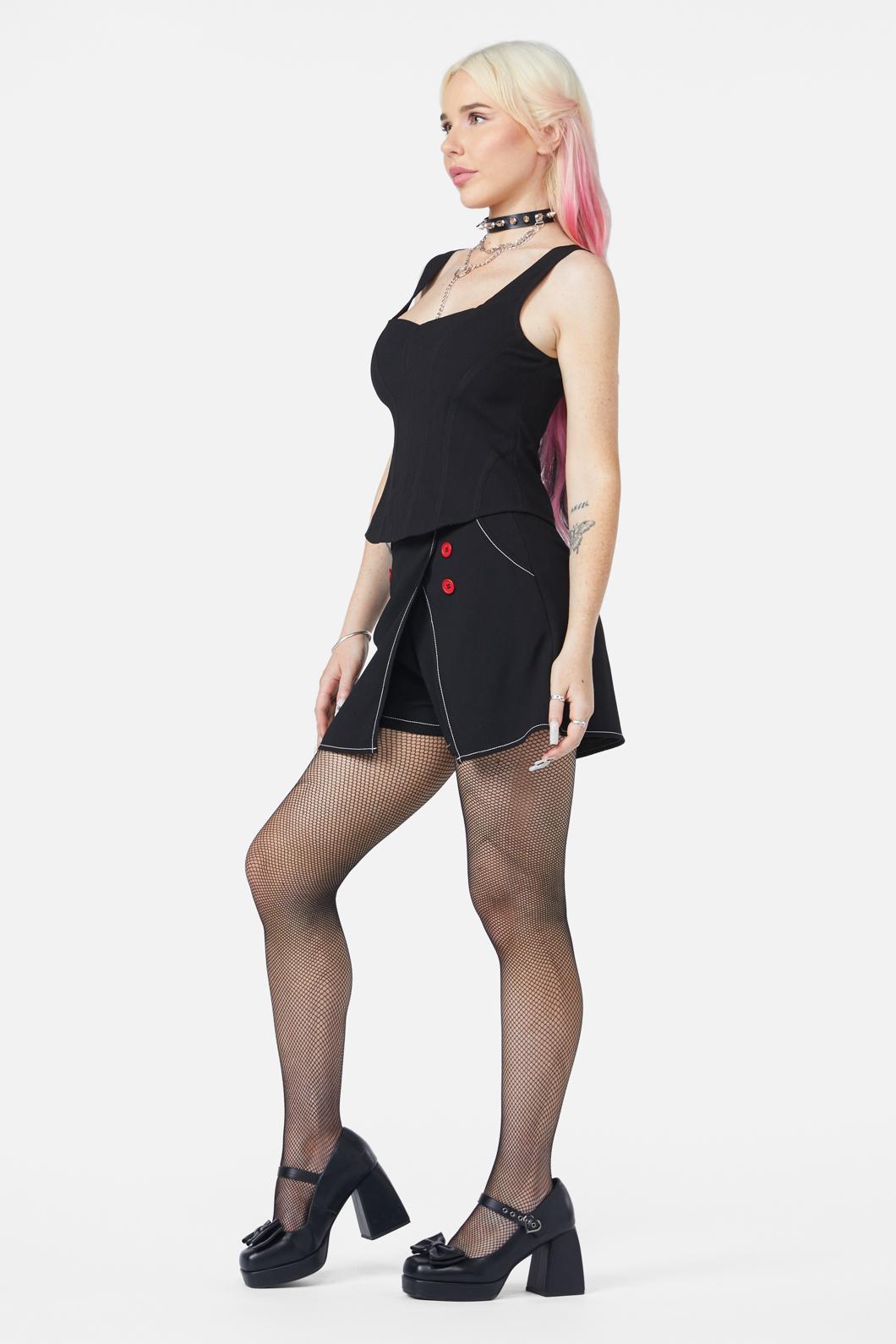 Dangerfield - Queen Of Cats Basic Corset Top - black