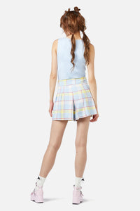Dangerfield - Silly Goose Tartan Skort - blue