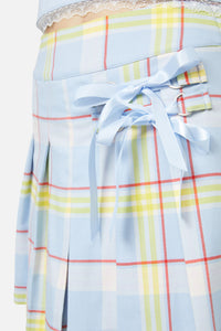 Dangerfield - Silly Goose Tartan Skort - blue