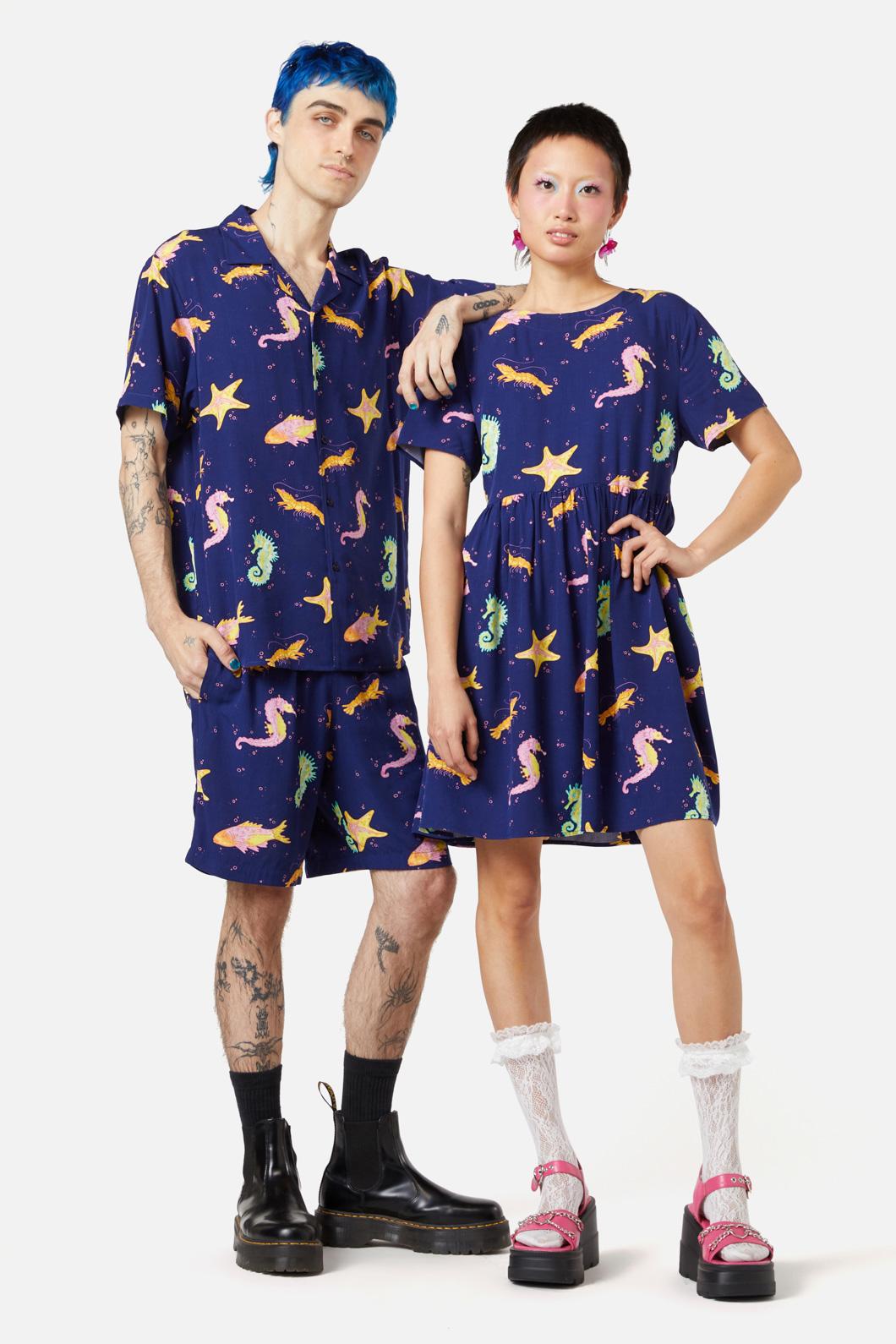 Dangerfield - Riptide Blouse - navy