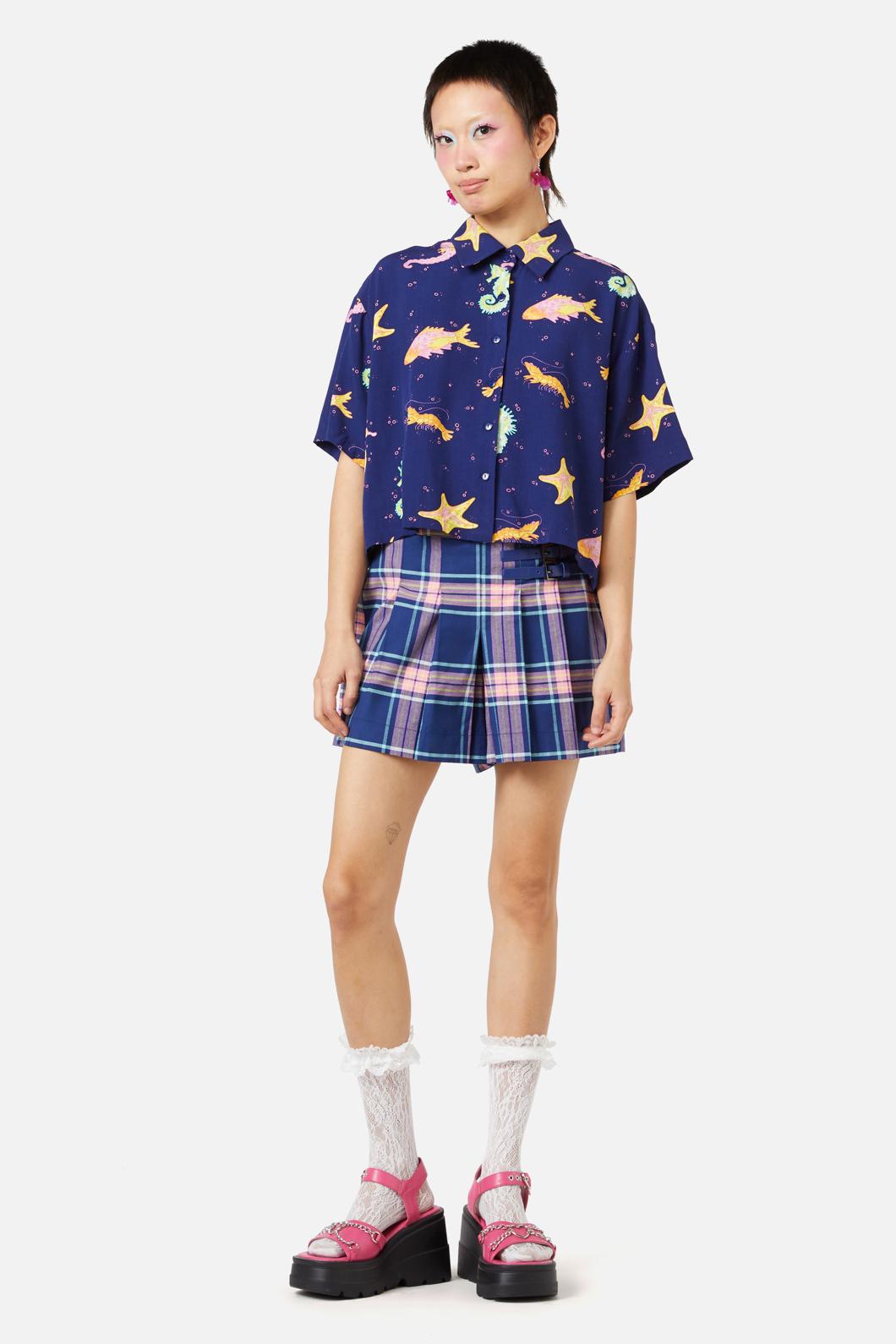 Dangerfield - Riptide Blouse - navy