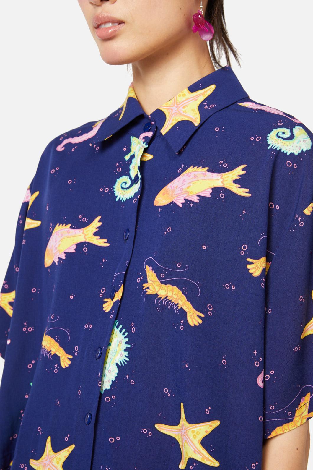 Dangerfield - Riptide Blouse - navy