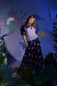 Dangerfield - Riptide Skirt - navy