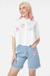 Dangerfield - Fin-Tastic Blouse - cream