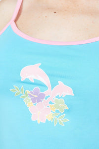 Dangerfield - H2O Dress - blue