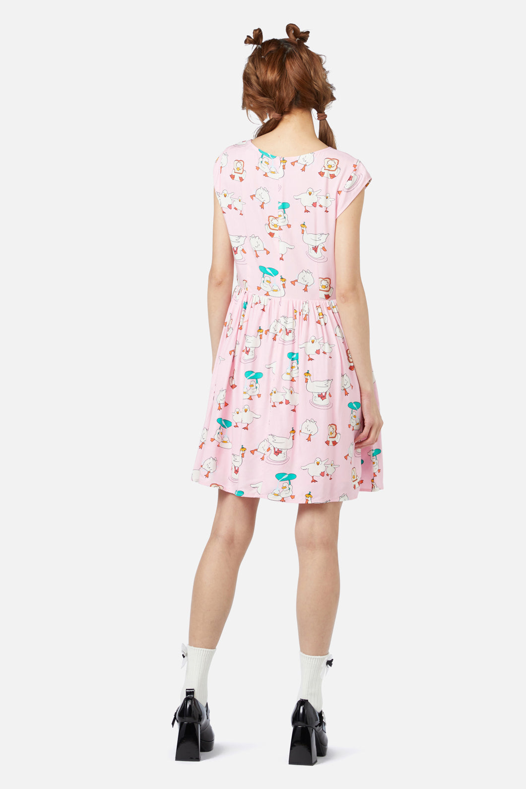 Dangerfield - Puddle Duck Dress - pink