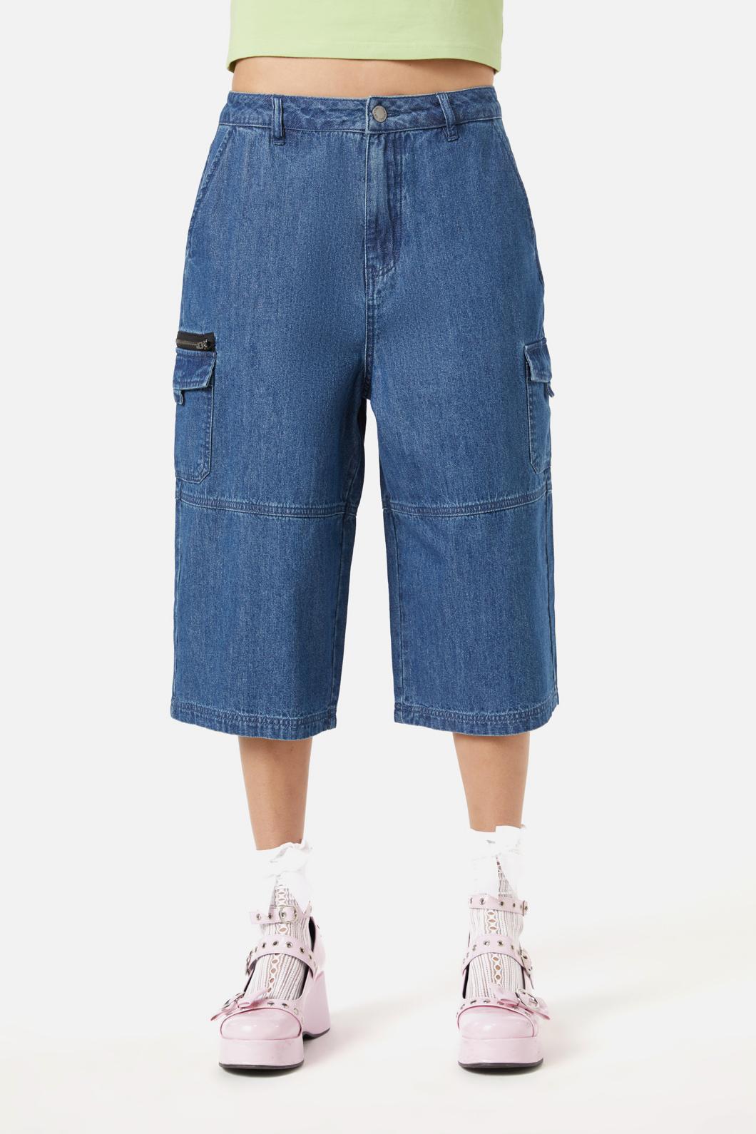 Dangerfield - Sandbank Jean Short - blue