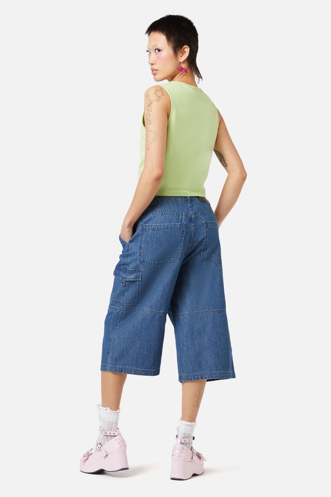 Dangerfield - Sandbank Jean Short - blue