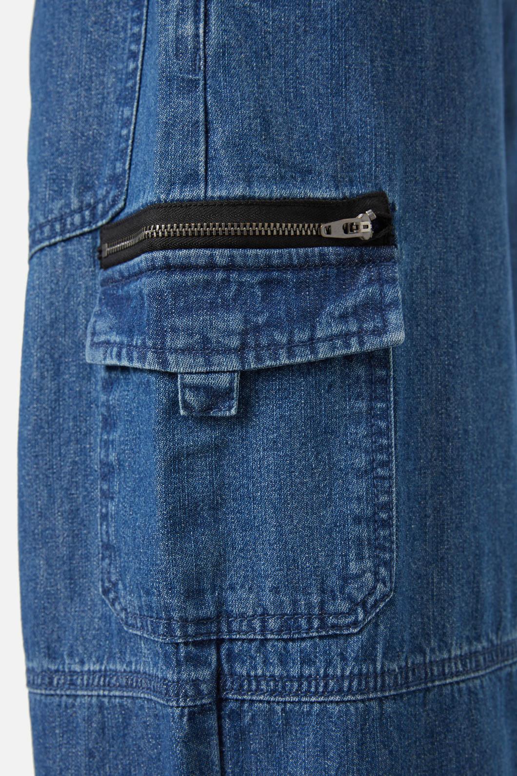 Dangerfield - Sandbank Jean Short - blue
