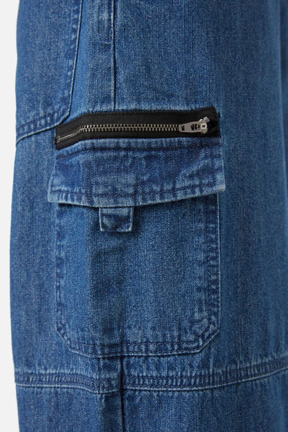Dangerfield - Sandbank Jean Short - blue