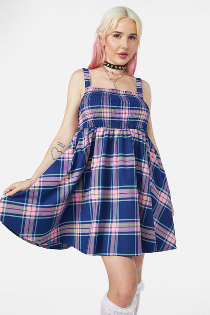 Dangerfield - Sandbank Tartan Dress - multi
