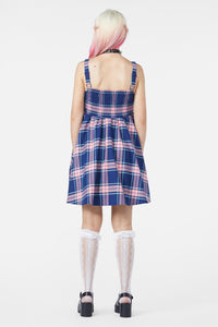 Dangerfield - Sandbank Tartan Dress - multi