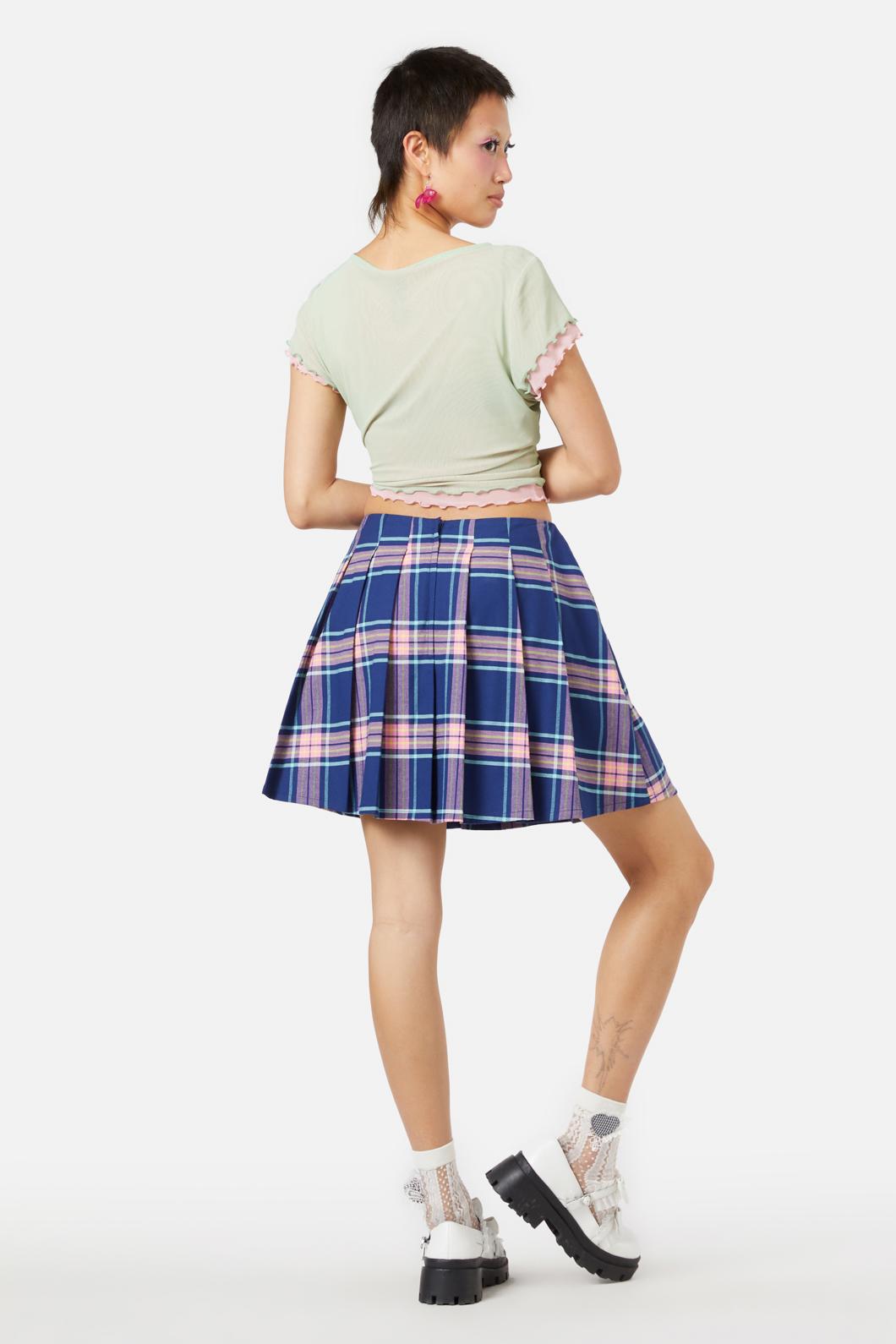 Dangerfield - Sandbank Tartan Skirt - multi