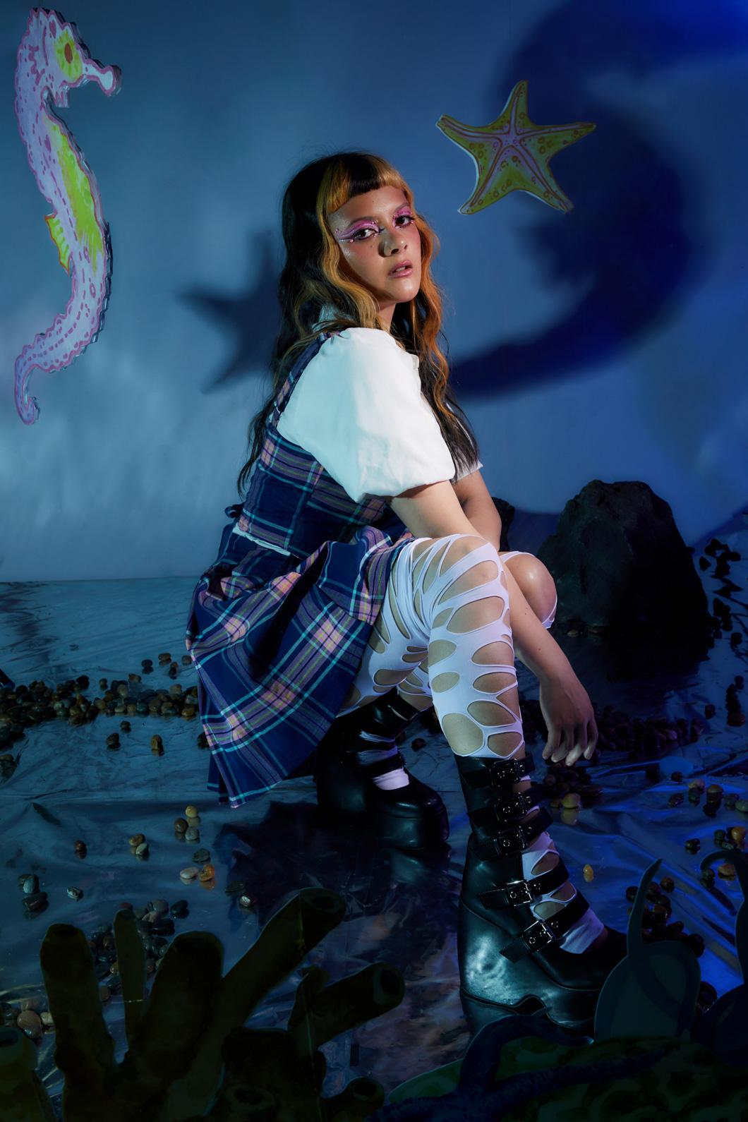 Dangerfield - Sandbank Tartan Skirt - multi