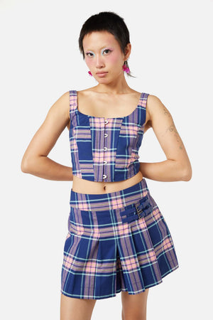 Dangerfield - Sandbank Tartan Corset - multi