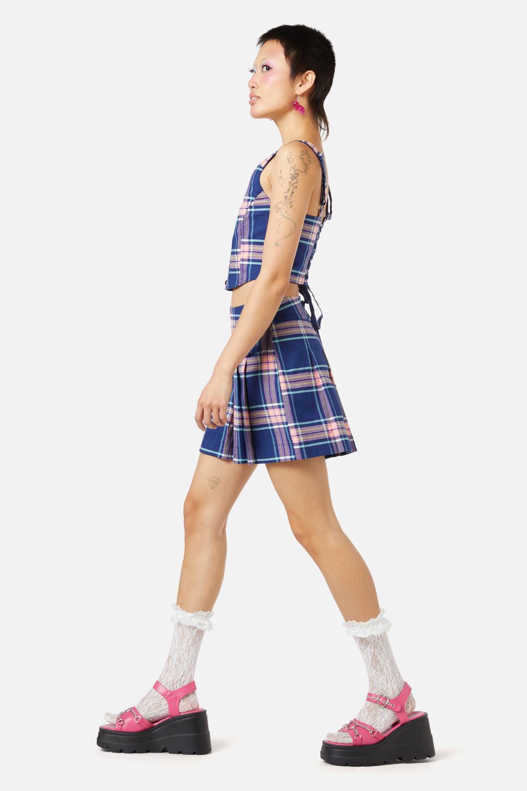 Dangerfield - Sandbank Tartan Corset - multi