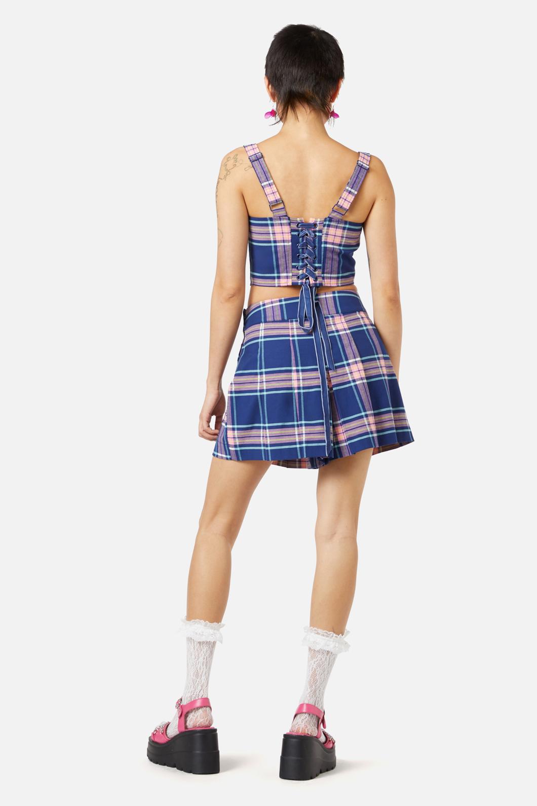 Dangerfield - Sandbank Tartan Corset - multi