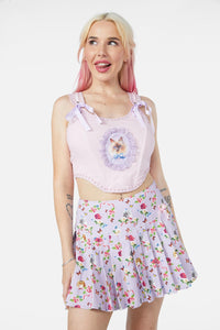 Dangerfield - Kitsch Kitty Corset Top - pink