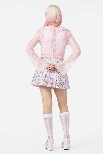 Dangerfield - Cat Napping Top - pink