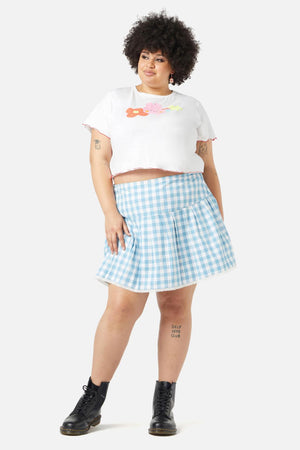 Dangerfield - Curve Electric Bunny Tee - white