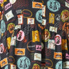 Curve Old Postal Printed Dress