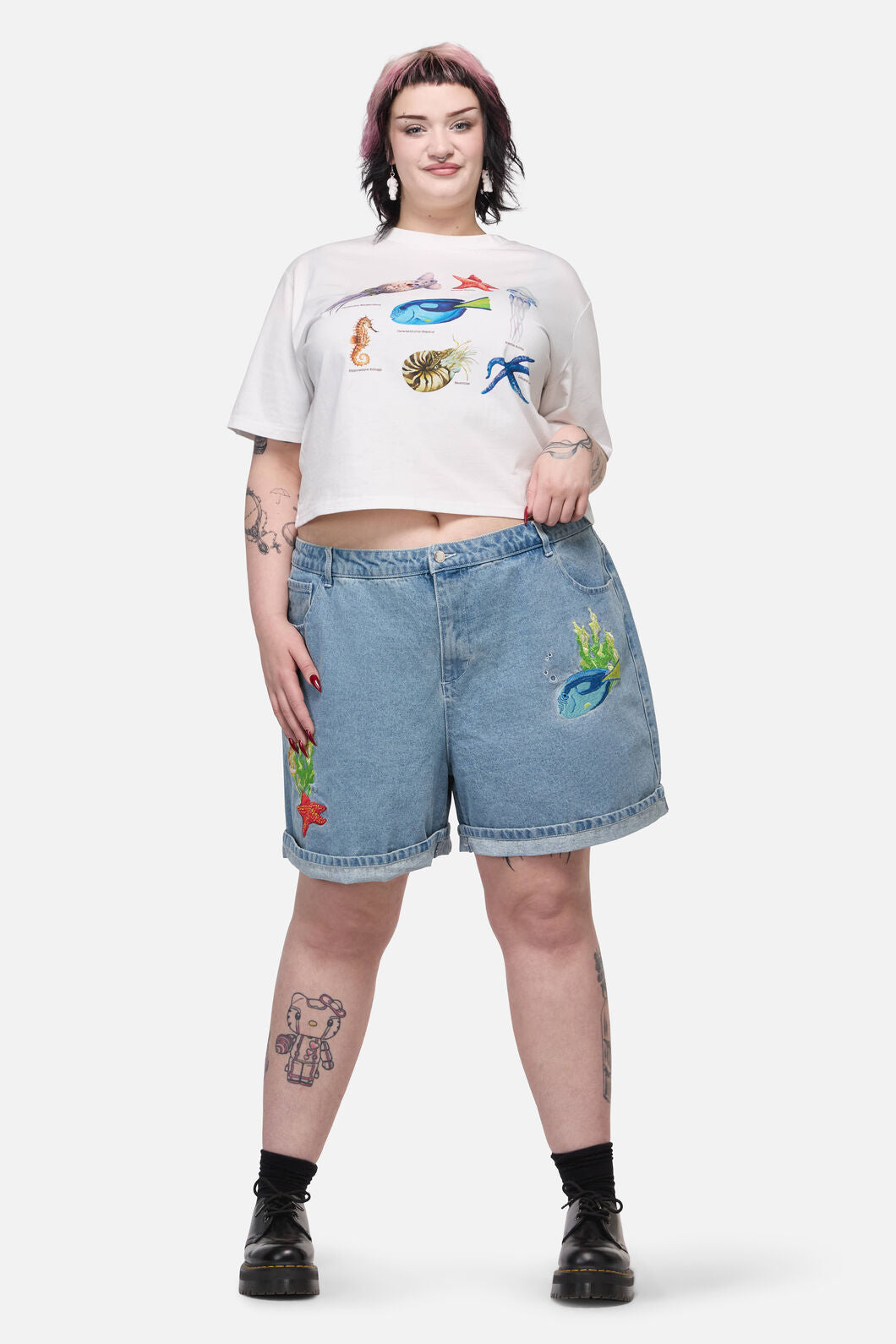 Dangerfield - Curve Reef Short - blue