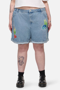 Dangerfield - Curve Reef Short - blue