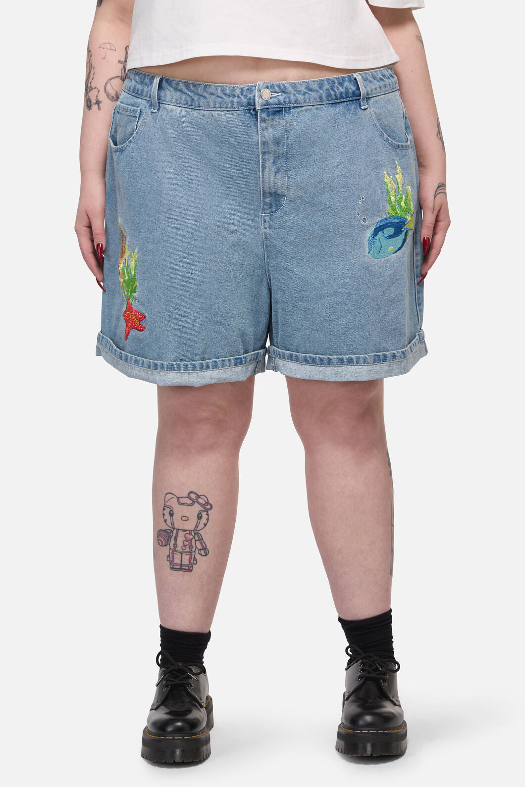 Dangerfield - Curve Reef Short - blue