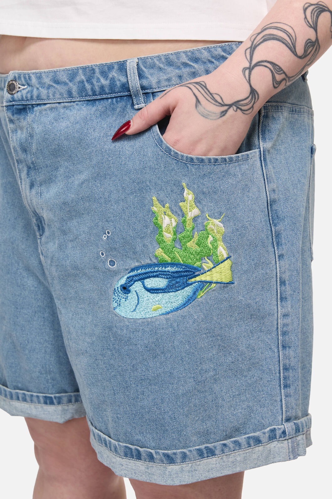 Dangerfield - Curve Reef Short - blue