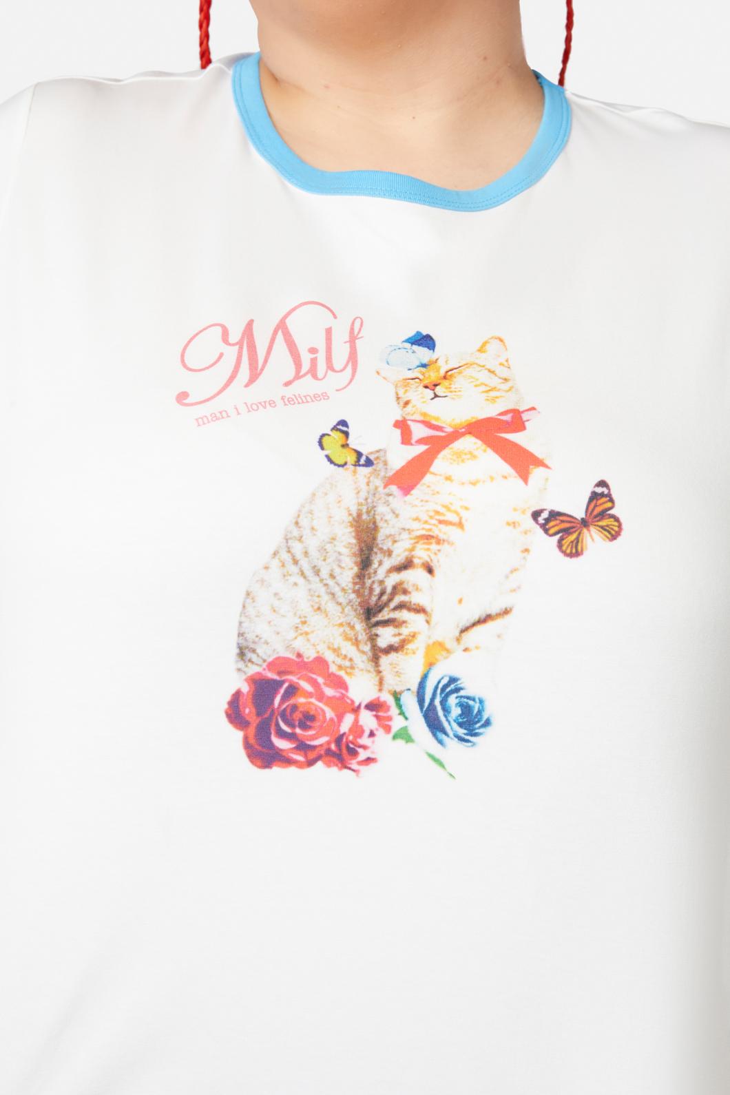 Dangerfield - Curve Milf Tee - cream