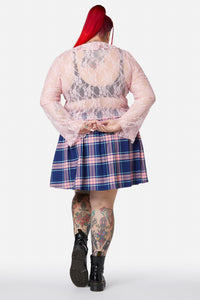 Dangerfield - Curve Cat Napping Top - pink