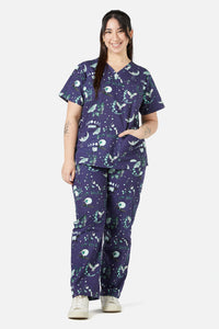 Scrubs With Love - Nocturnal Scrub Set - navy