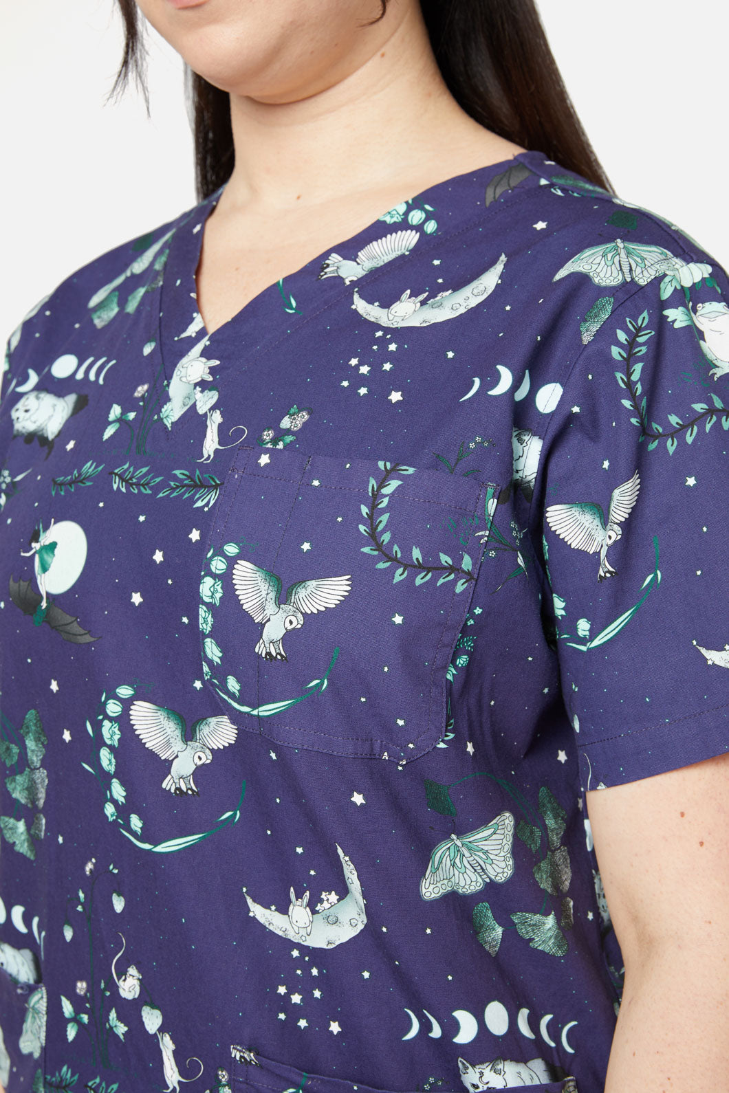 Scrubs With Love - Nocturnal Scrub Set - navy