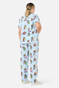 Dangerfield - Teddy Bear Scrub Set - blue