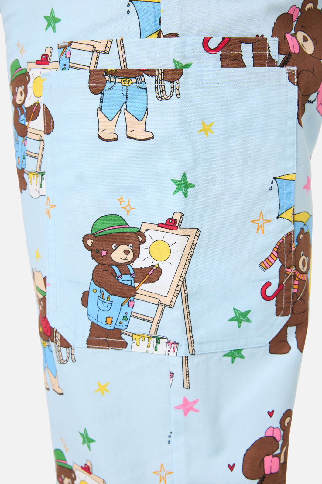 Dangerfield - Teddy Bear Scrub Set - blue