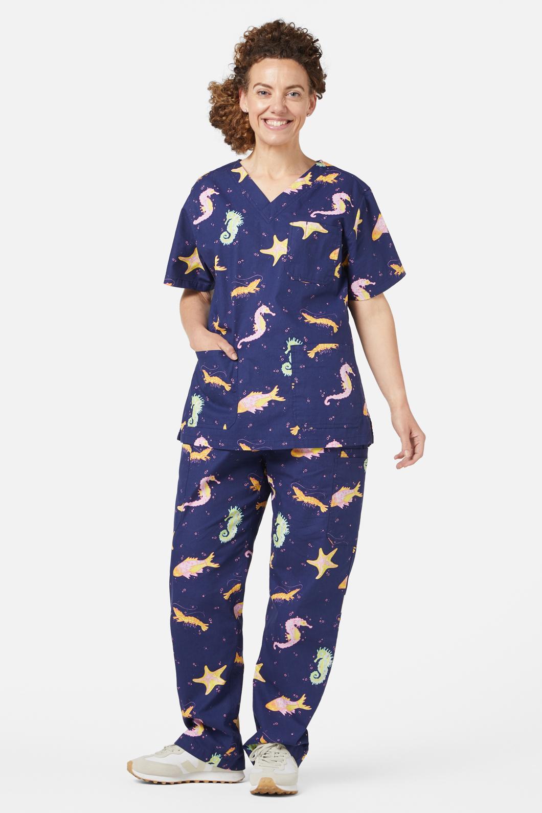Dangerfield - Riptide Scrub Set - navy