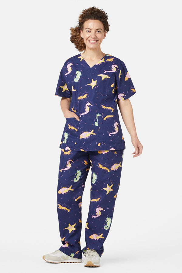 Dangerfield - Riptide Scrub Set - navy