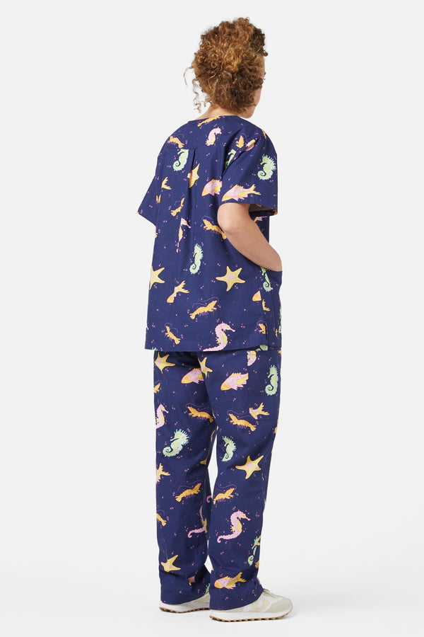 Dangerfield - Riptide Scrub Set - navy