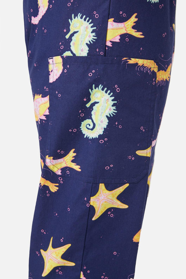 Dangerfield - Riptide Scrub Set - navy
